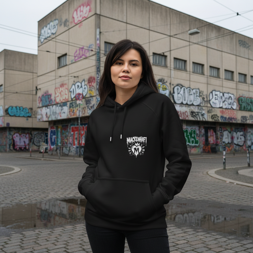 MACKENHAFT Raglan Hoodie – Berlin Editorial
